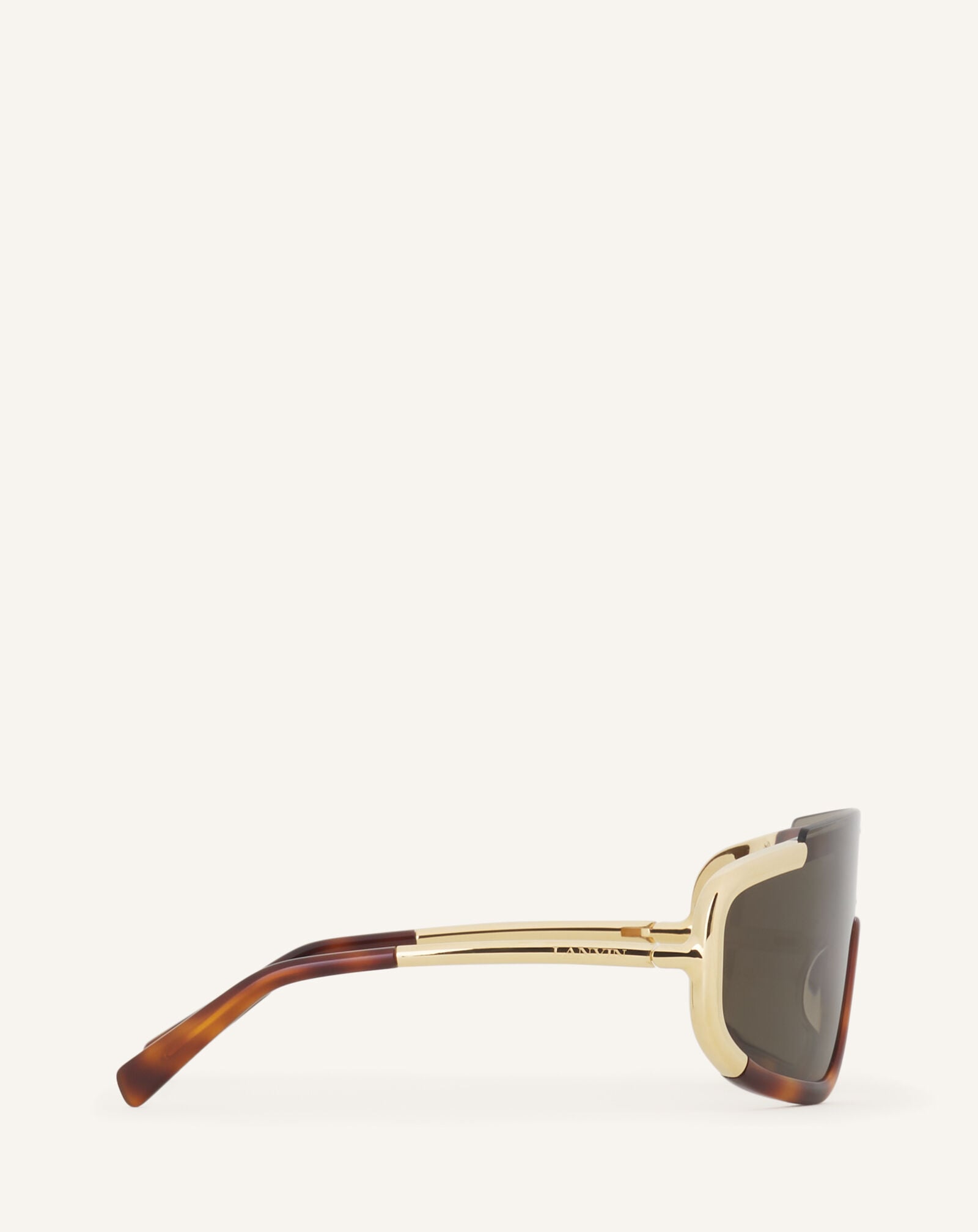MASK METAL AND ACETATE NOVA Lanvin MASK METAL AND ACETATE NOVA Brown/Gold AWEYTSU2ACMLH26