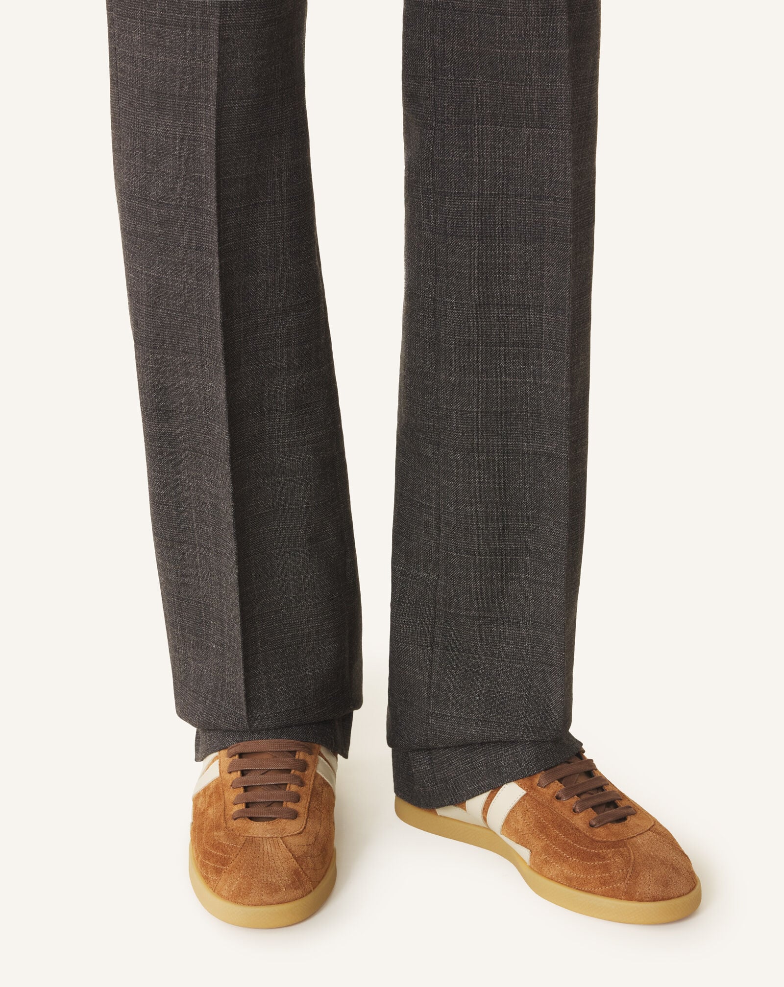 SNEAKERS GLEN 2.0 IN LEATHER Lanvin SNEAKERS GLEN 2.0 IN LEATHER Cognac/Cream FUSKZL01ANAPA26