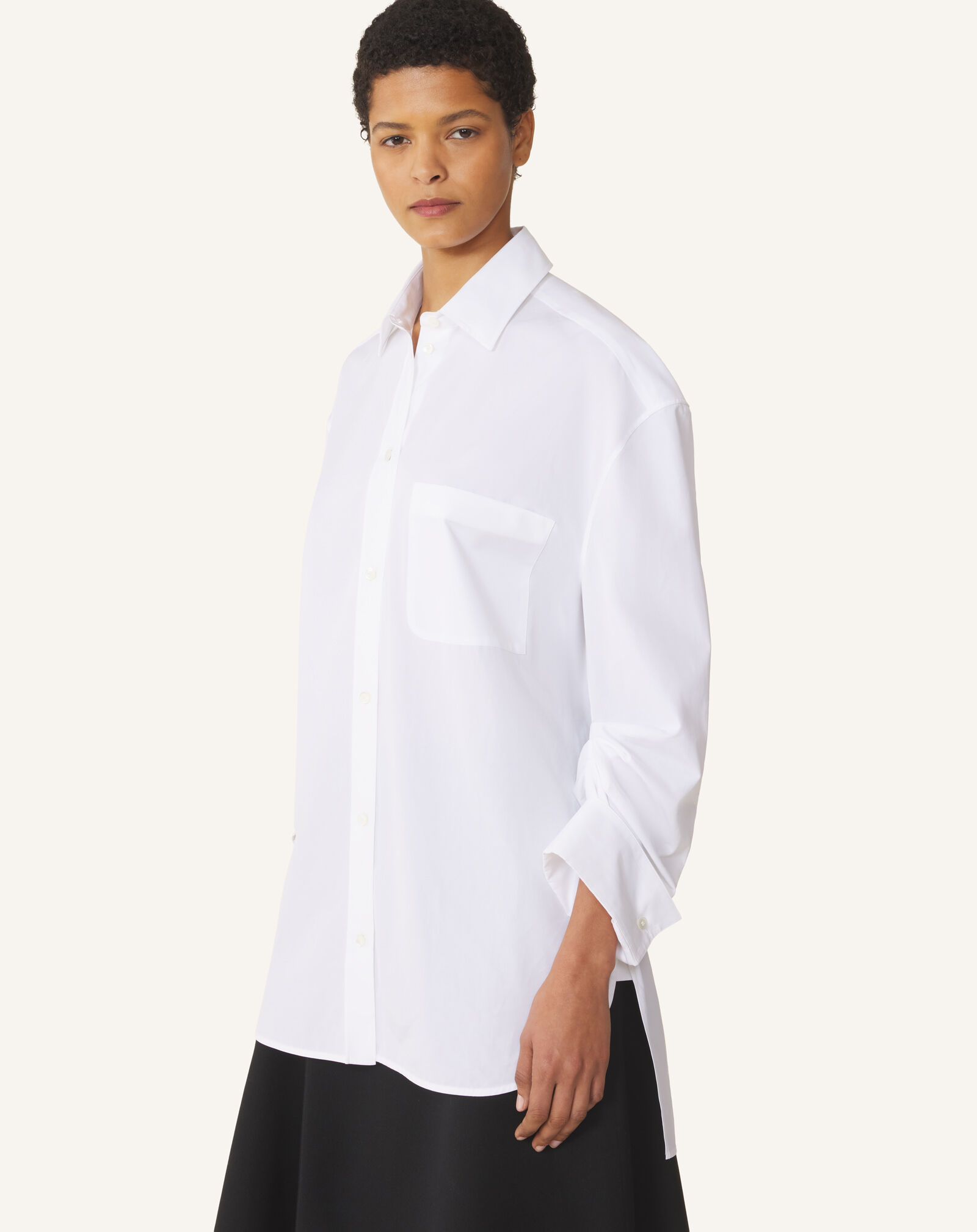 Lanvin GATHERED SLEEVES SHIRT White RWTO01566166H26