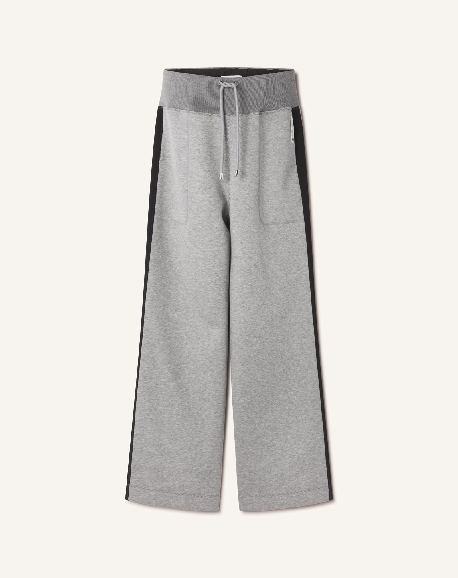 WEITER JOGGINGANZUG AUS DOPPELSEITIGEM JERSEY Lanvin WEITER JOGGINGANZUG AUS DOPPELSEITIGEM JERSEY Hellgrau/Schwarz RWTR0017J056A26