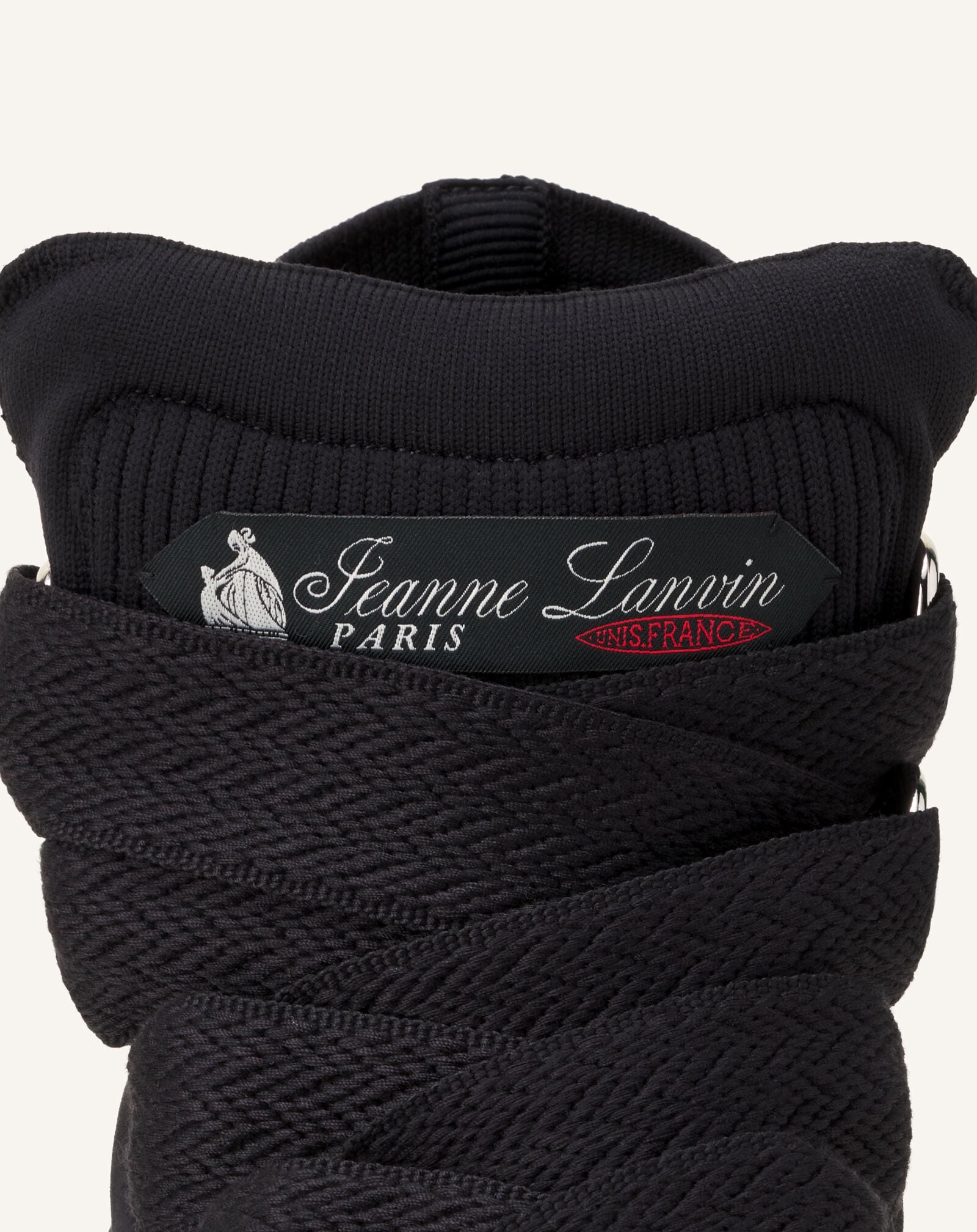 HIGH-TOP-SNEAKER CURB AUS STRICK Lanvin HIGH-TOP-SNEAKER CURB AUS STRICK Schwarz FUSKDK0KKNNAA26