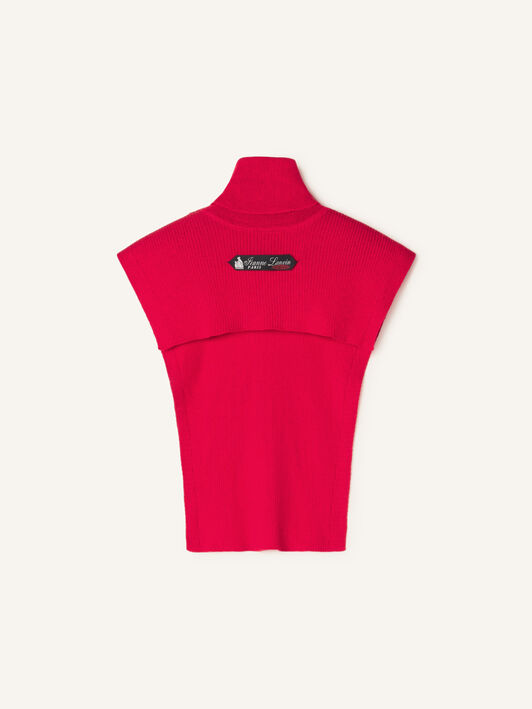 CUELLO LANVIN SIGNATURE DE CACHEMIRA Lanvin CUELLO LANVIN SIGNATURE DE CACHEMIRA Rojo AMSAVCO43WSIH26