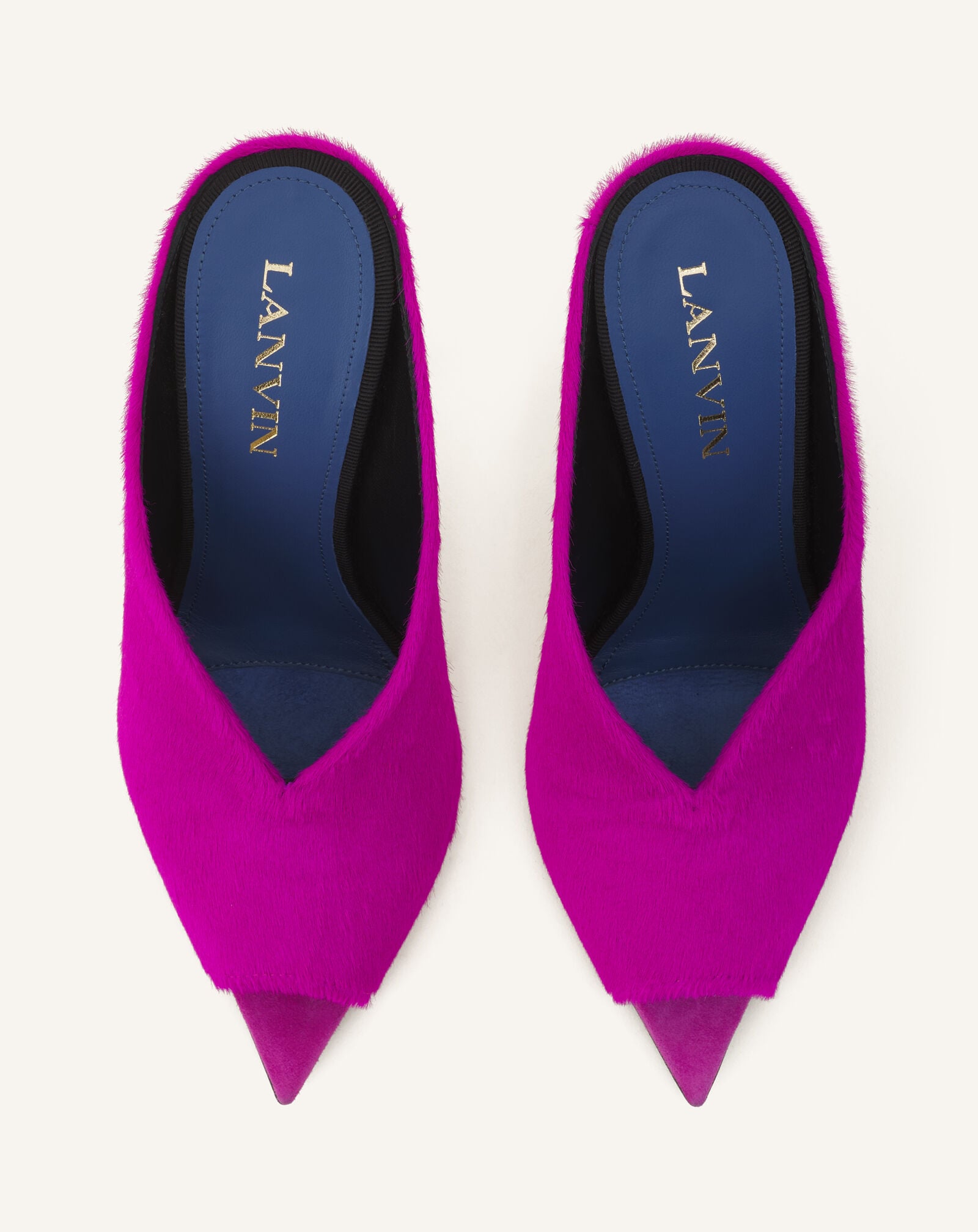 MULE MIDNIGHT STEP EN PONY Lanvin MULE MIDNIGHT STEP EN PONY Rose FWPUGA0DPOCAA26