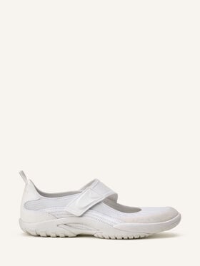 LNV1 BALLERINA SNEAKERS IN SCUBA Lanvin LNV1 BALLERINA SNEAKERS IN SCUBA White FUSKAK04SCSUH26