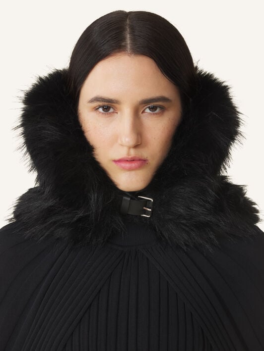 FUR COLLAR Lanvin FUR COLLAR Black/Silver AWSAPCO51LFUH26