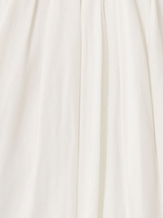 BESTICKTES KLEID AUS CHARMEUSE Lanvin BESTICKTES KLEID AUS CHARMEUSE Gebrochenes Weiß RWDR90294778P26