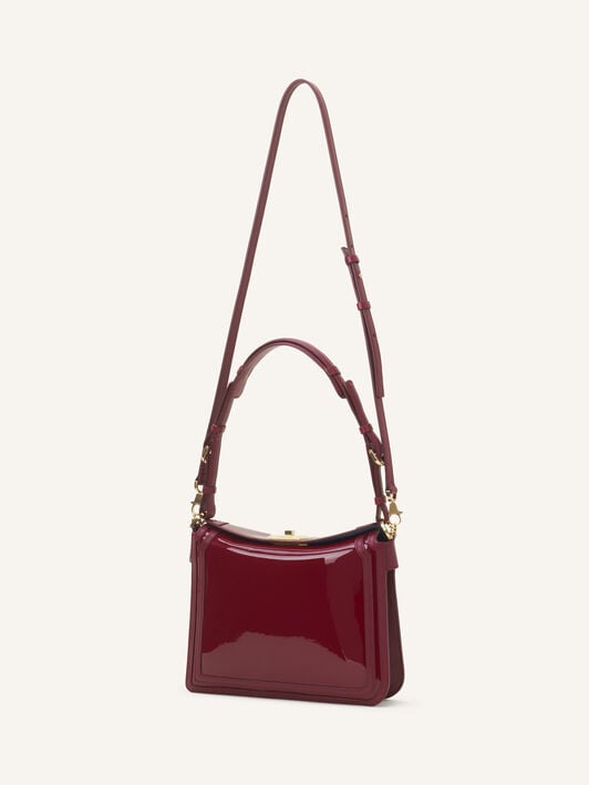 COMPAGNON 20 BAG IN PATENT LEATHER Lanvin COMPAGNON 20 BAG IN PATENT LEATHER Garnet LWBGLRPMGLCAA26