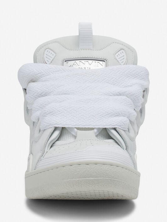 SNEAKER CURB AUS LEDER Lanvin SNEAKER CURB AUS LEDER Weiß FUSKDK12DRAGP25