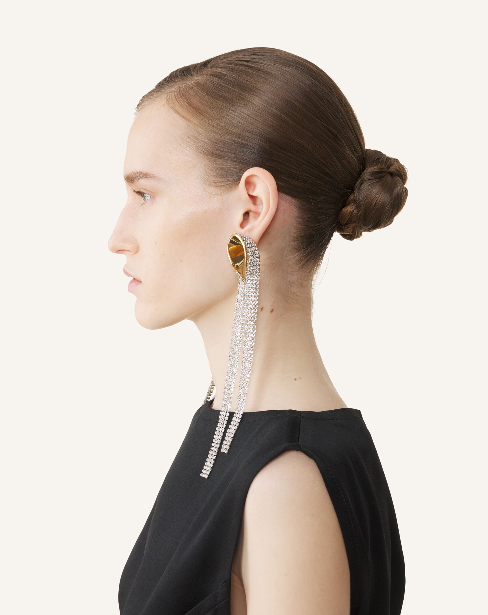 Lanvin BOUCLES D'OREILLE TOMBANTES TWIST Or AWCJFBO4LGDTA26