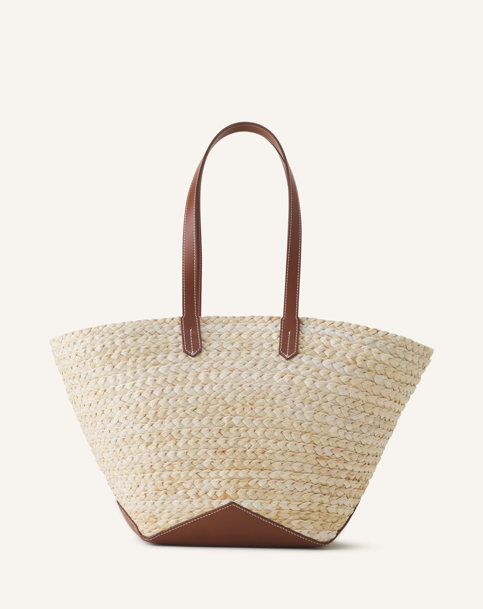 PANIER CATCH BY LANVIN MOYEN MODÈLE Lanvin PANIER CATCH BY LANVIN MOYEN MODÈLE Écru/Cognac LWBGLPAMMACAP26