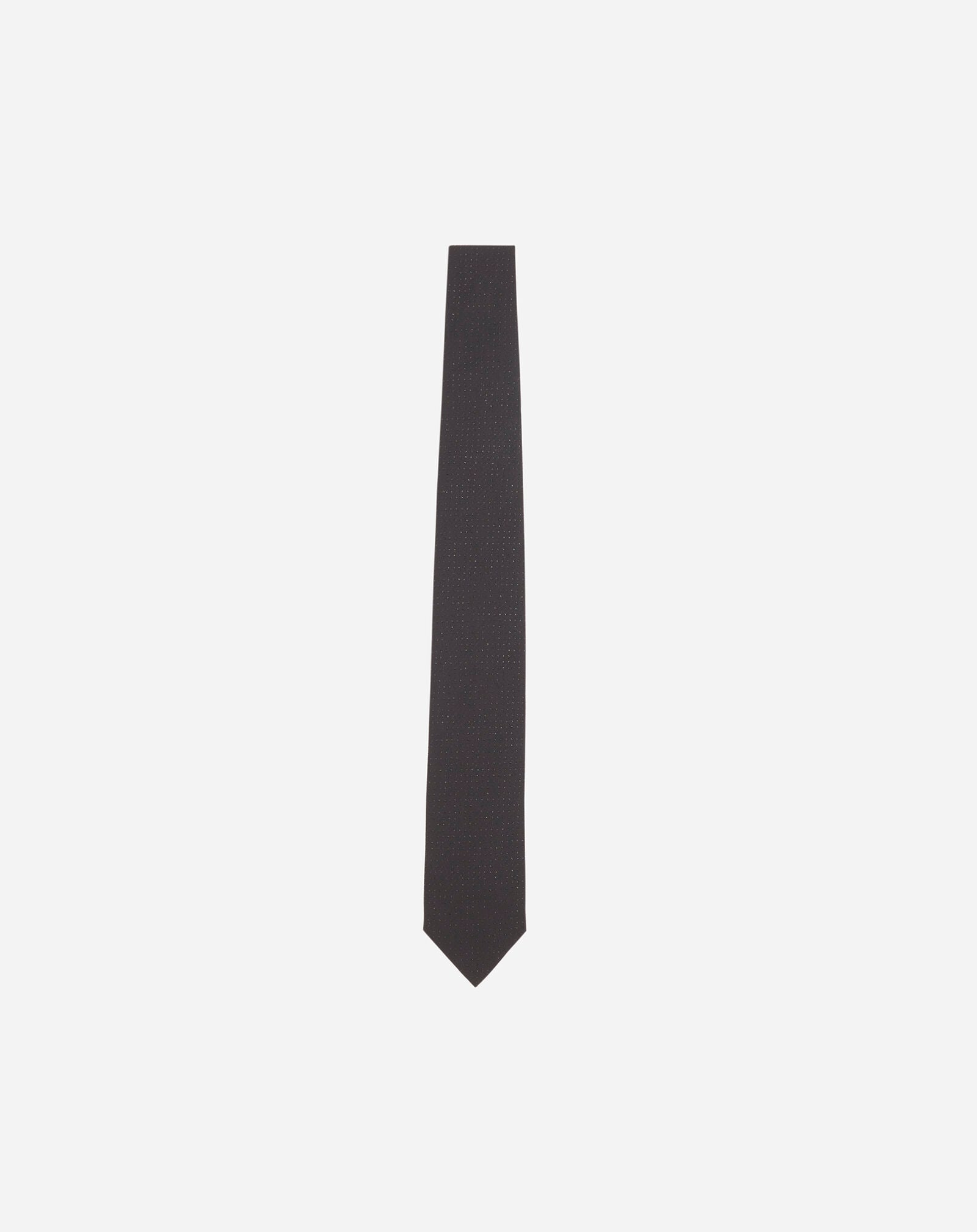 Lanvin CRAVATE LANVIN EN SATIN SCINTILLANT Noir AMSALV0ESPARA24