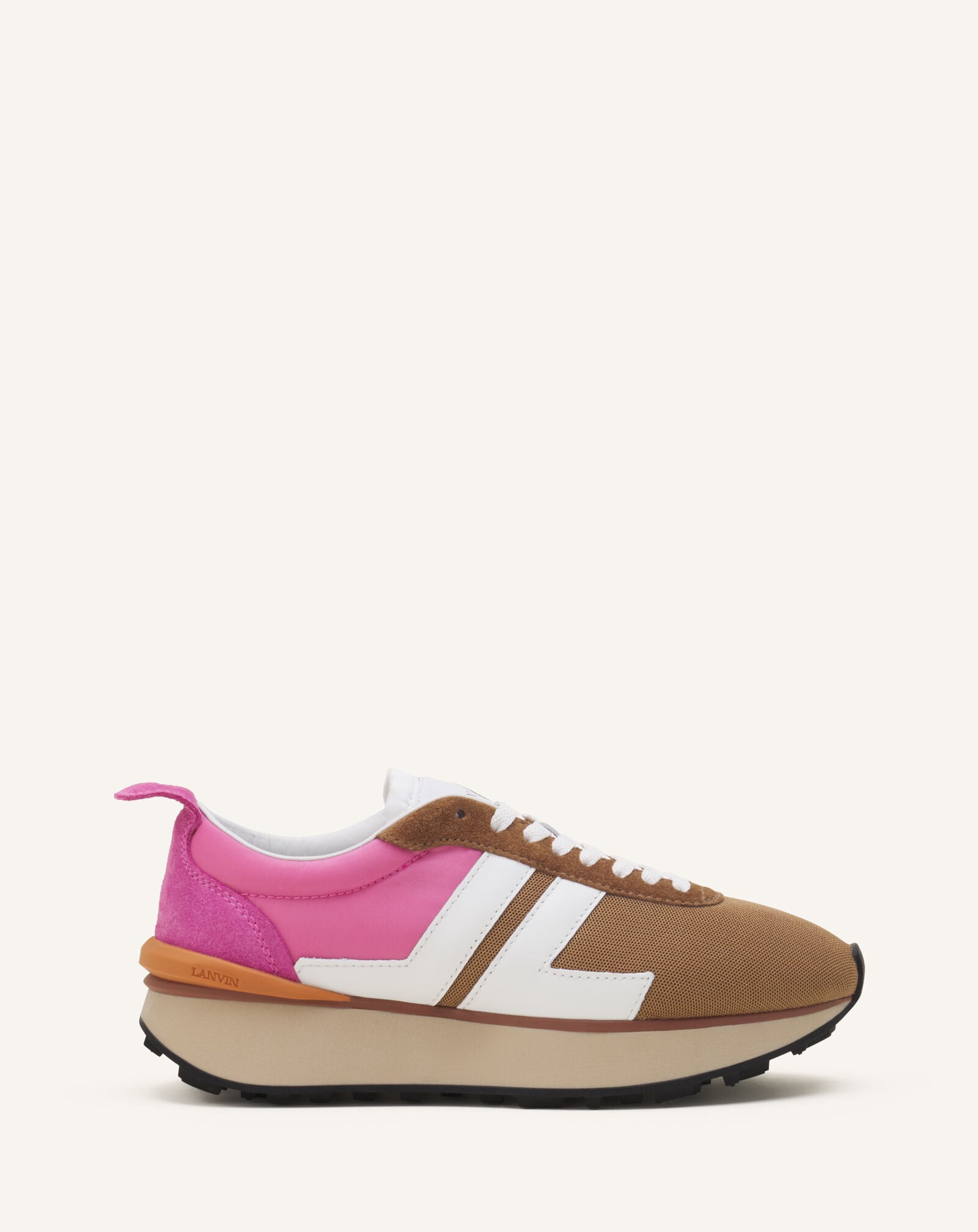 SNEAKER BUMPR AUS NYLON UND MESH Lanvin SNEAKER BUMPR AUS NYLON UND MESH Rot/Lila FUSKBMP1NYMEA26