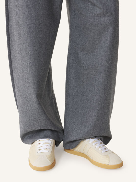 Lanvin SNEAKERS GLEN 2.0 EN NYLON Écru/Beige FUSKZL01NYSQA26