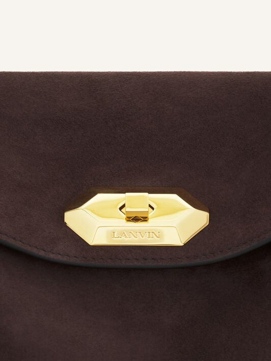 COMPAGNON BAG IN SUEDE Lanvin COMPAGNON BAG IN SUEDE Dark Mocha LWBGLRMMNUCAH25