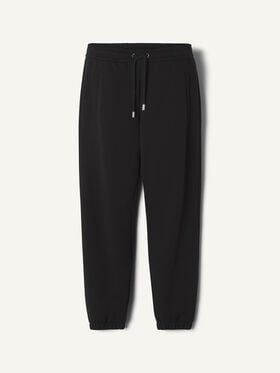 Lanvin PANTALONI JOGGER IN PILE Nero RMTR0030F300H25
