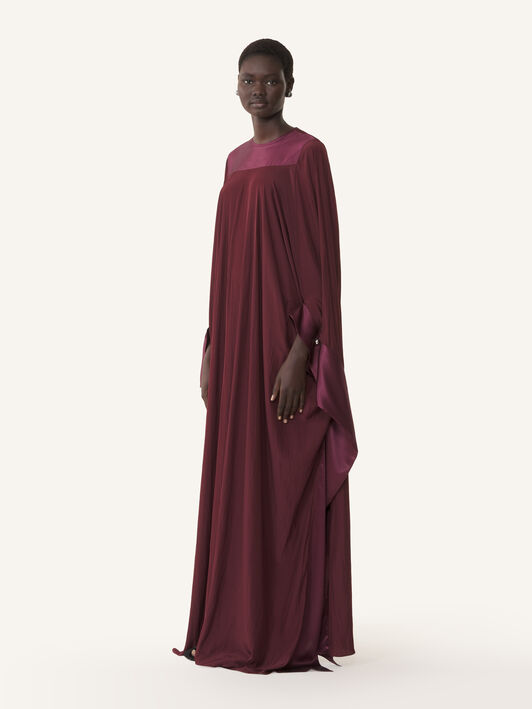Lanvin LONG CAFTAN DRESS Garnet RWDR00194778A26