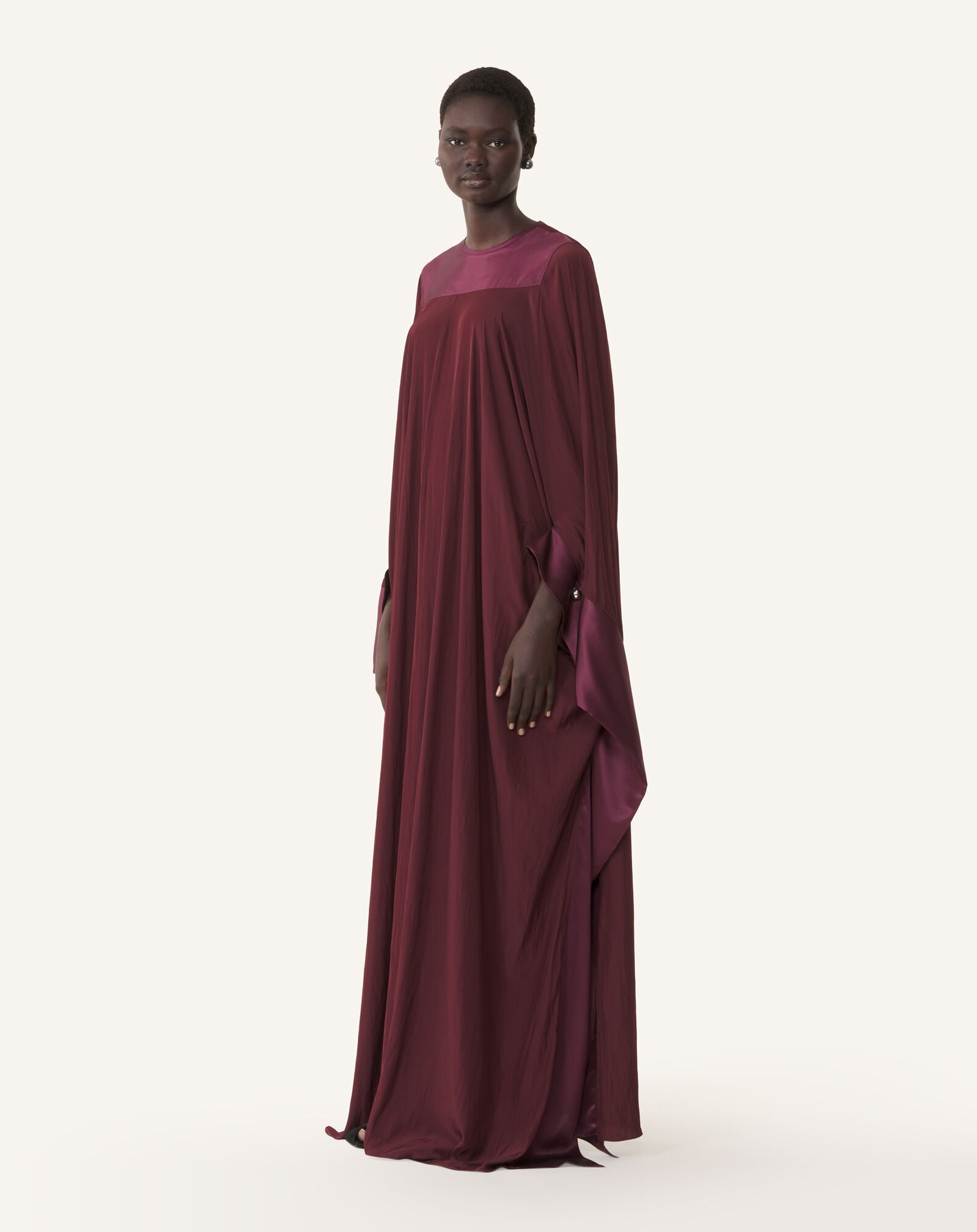 Lanvin LONG CAFTAN DRESS Garnet RWDR00194778A26