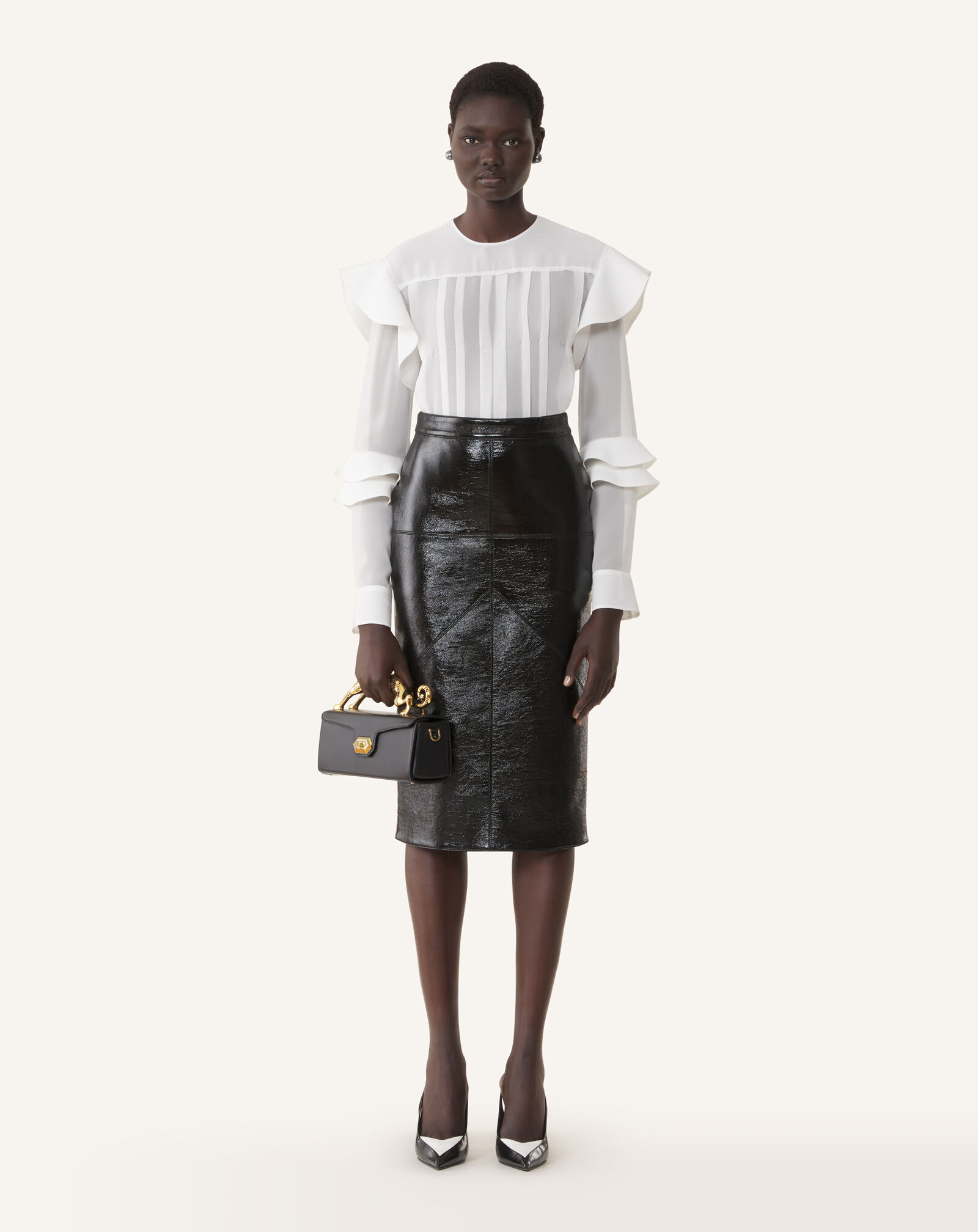 RUFFLES BLOUSE Lanvin RUFFLES BLOUSE Off White RWTO00056259A26
