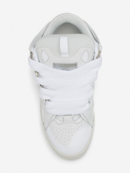 SNEAKER CURB AUS LEDER Lanvin SNEAKER CURB AUS LEDER Weiß FUSKDK12DRAGP25