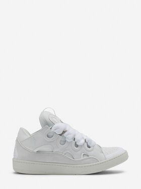 SNEAKER CURB AUS LEDER Lanvin SNEAKER CURB AUS LEDER Weiß FUSKDK12DRAGP25