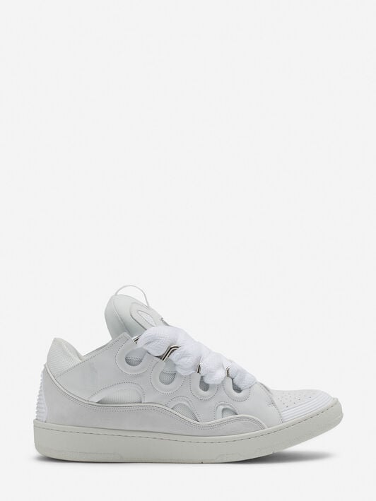 SNEAKER CURB AUS LEDER Lanvin SNEAKER CURB AUS LEDER Weiß FUSKDK12DRAGP25