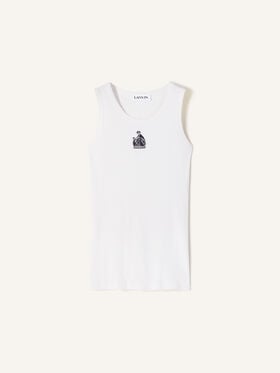 Lanvin CANOTTA A COSTINE MOTHER AND CHILD Bianco RWTO0012J047P26
