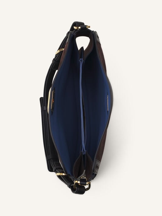 COMPAGNON BAG IN SUEDE Lanvin COMPAGNON BAG IN SUEDE Dark Mocha LWBGLRMMNUCAH25