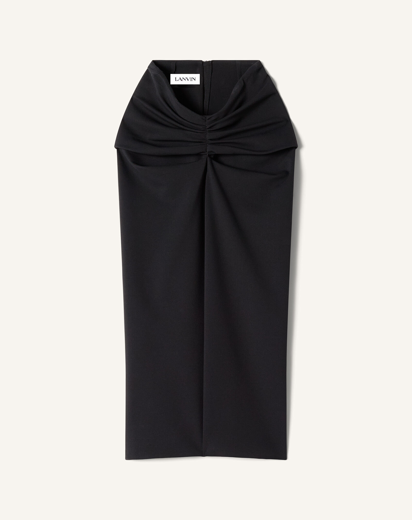 Lanvin JUPE MIDI EN JERSEY Noir RWST00046142P26