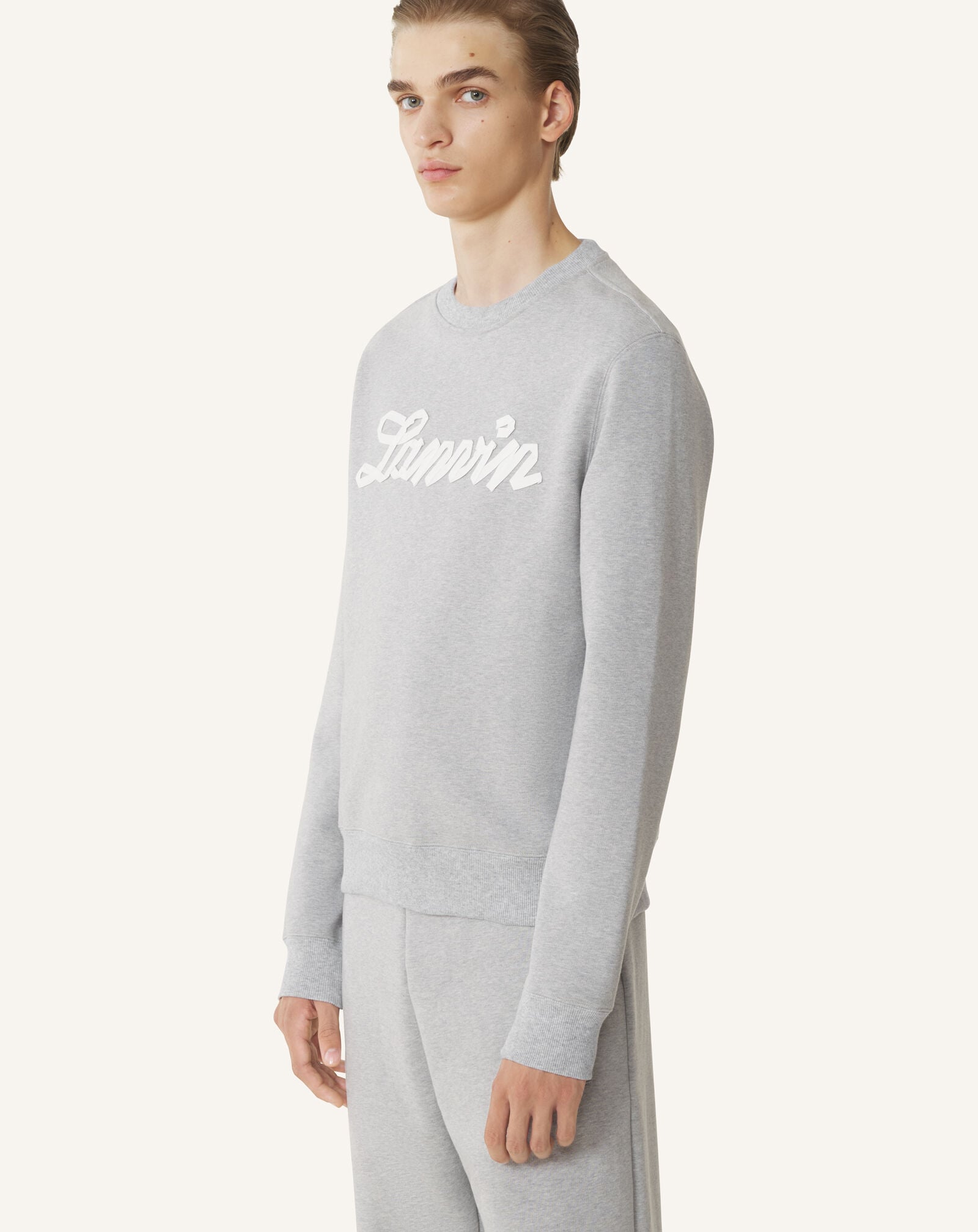 Lanvin SWEATSHIRT RUBAN LANVIN Gris Chine RMSS0001F047P26