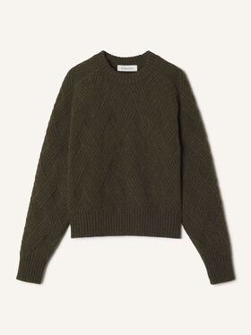 Lanvin PULL EN LAINE TORSADÉE Ebene RMPO0009K066A26