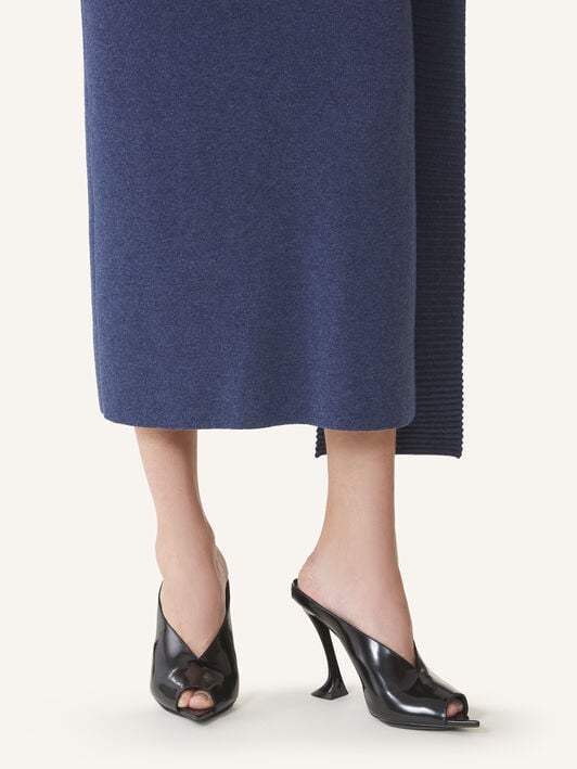 MULE MIDNIGHT STEP AUS LACKLEDER Lanvin MULE MIDNIGHT STEP AUS LACKLEDER Schwarz FWPUGA0DSPAZH25