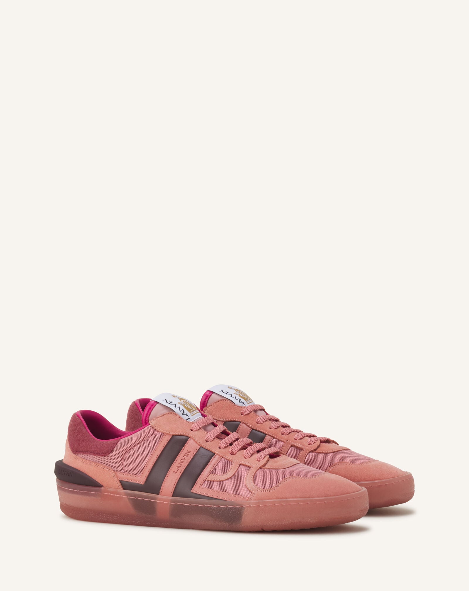 SNEAKERS CLAY EN FELT Lanvin SNEAKERS CLAY EN FELT Rose Moyen/Rose Foncé FUSKDK00FELTA26