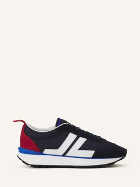 Lanvin SNEAKERS BUMPR IN NYLON Bianco/Blu Navy/Nero FUSKBUMPNYLOH25