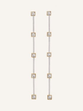 Lanvin BOUCLES D'OREILLE EN DIAMANT BY LANVIN Argent/Or AWCJFBO3LGDLH26