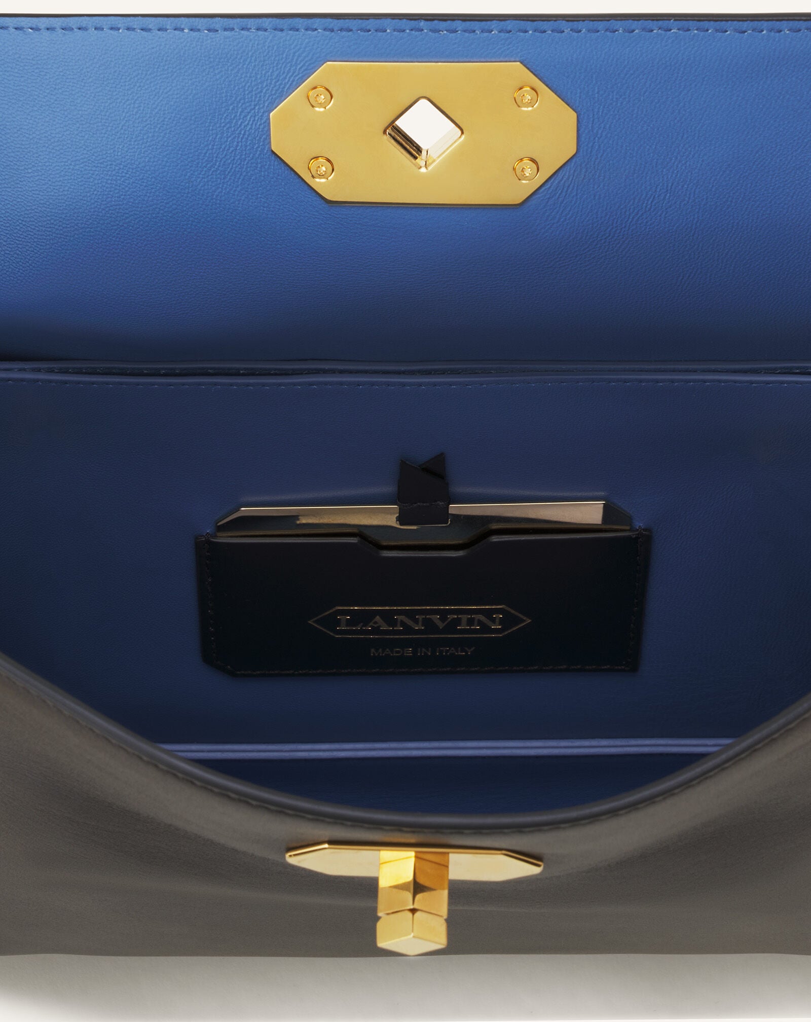 BORSA COMPAGNON IN PELLE Lanvin BORSA COMPAGNON IN PELLE Nero LWBGLRMMSMLEH25