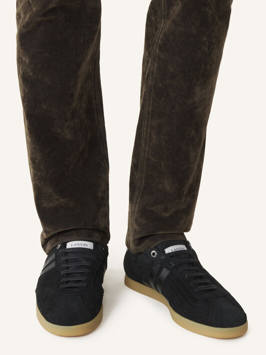 SNEAKERS GLEN 2.0 IN LEATHER Lanvin SNEAKERS GLEN 2.0 IN LEATHER Black FUSKZL01ANAPA26