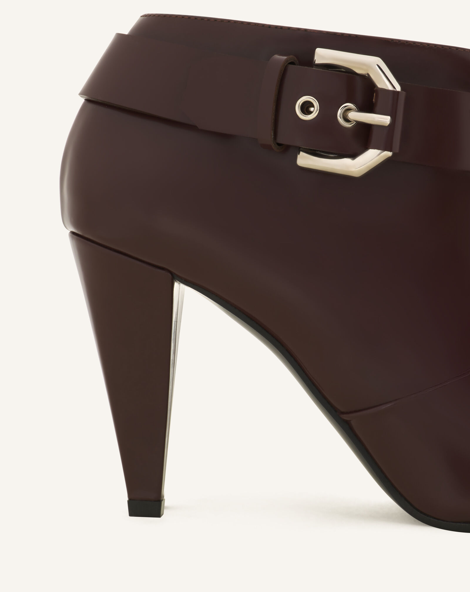 BOOTIE SPAZZO WITH BUCKLE HIGH HEEL Lanvin BOOTIE SPAZZO WITH BUCKLE HIGH HEEL Brown FWBOMI05SPAZH26