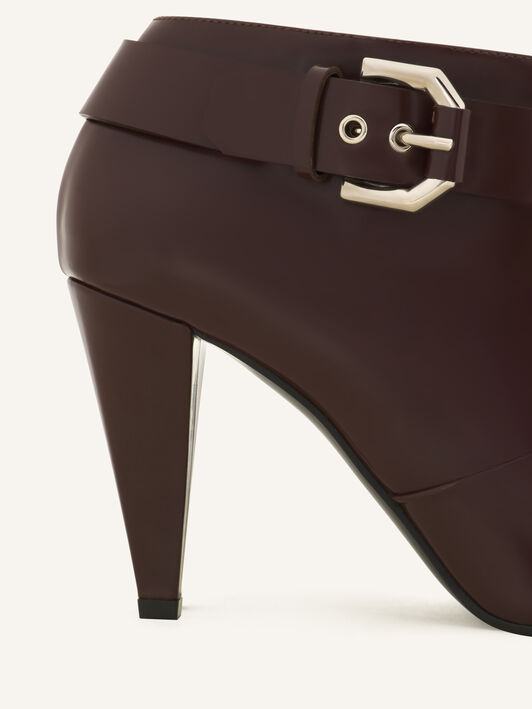BOOTIE SPAZZO WITH BUCKLE HIGH HEEL Lanvin BOOTIE SPAZZO WITH BUCKLE HIGH HEEL Brown FWBOMI05SPAZH26