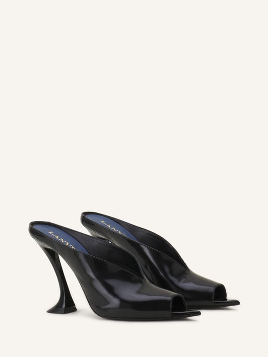 MULE MIDNIGHT STEP AUS LACKLEDER Lanvin MULE MIDNIGHT STEP AUS LACKLEDER Schwarz FWPUGA0DSPAZH25