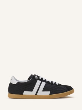 GLEN 2.0 SNEAKERS IN NYLON Lanvin GLEN 2.0 SNEAKERS IN NYLON Black/White FUSKZL01NYSQA26