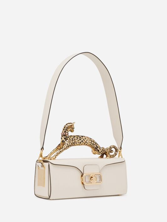 BORSA PENCIL CAT IN PELLE LUCIDA E STRASS Lanvin BORSA PENCIL CAT IN PELLE LUCIDA E STRASS Avorio LWBGBRC5PALME21