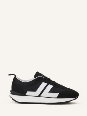 Lanvin SNEAKERS BUMPR IN NYLON Nero/Bianco FUSKBUMPNYLOH25
