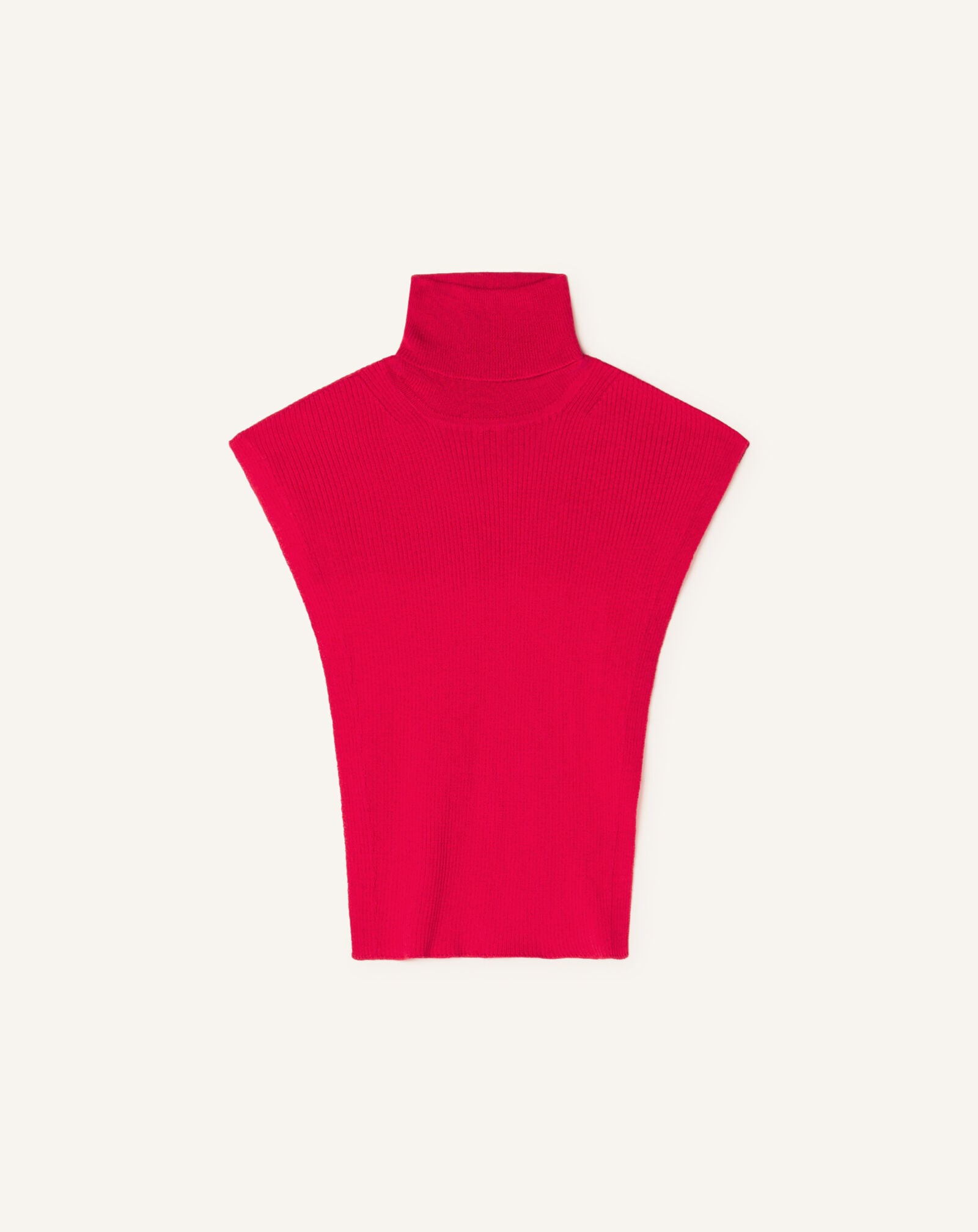 LANVIN SIGNATURE COLLAR IN CASHMERE Lanvin LANVIN SIGNATURE COLLAR IN CASHMERE Red AMSAVCO43WSIH26