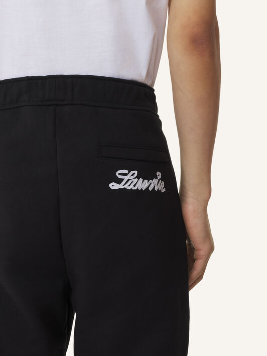 JOGGINGHOSE LANVIN RIBBON AUS BAUMWOLLE Lanvin JOGGINGHOSE LANVIN RIBBON AUS BAUMWOLLE Schwarz RMTR0130F009A26