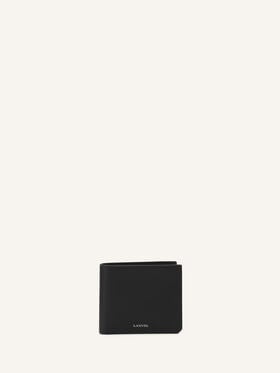 COMPAGNON LEATHER WALLET Lanvin COMPAGNON LEATHER WALLET Black LMSLTW8CSMLEH25