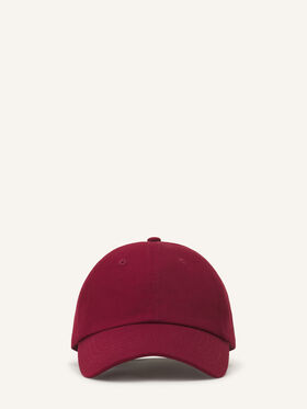 Lanvin CASQUETTE LANVIN SIGNATURE EN COTON Rubis AMHAWCA1C2ETP26