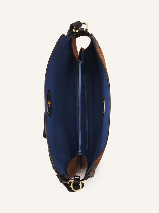 Lanvin SAC COMPAGNON EN DAIM Châtaigne LWBGLRMMNUCAH25
