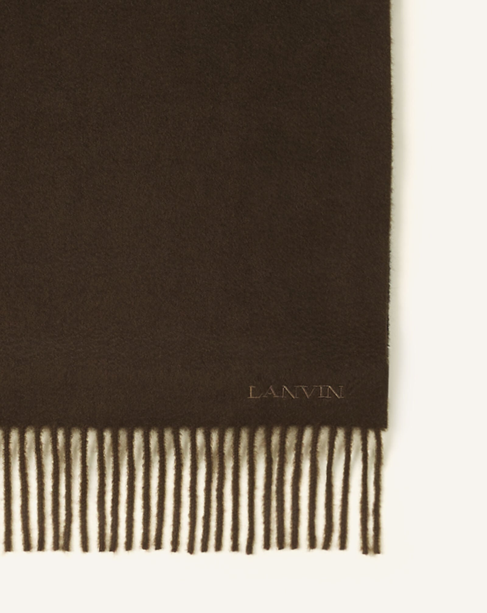SCIARPA IN CASHMERE BICOLORE Lanvin SCIARPA IN CASHMERE BICOLORE Blu Navy/Marrone AMSARSC32WBCH25