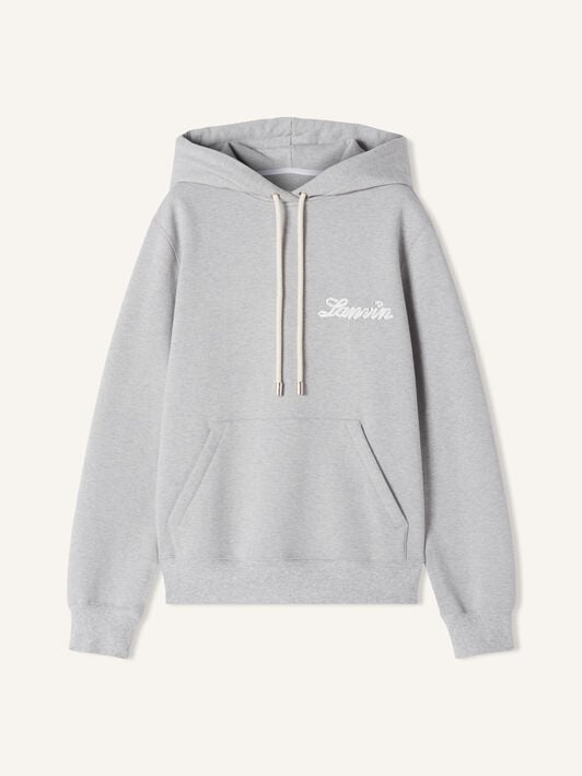 HOODIE RUBAN LANVIN Lanvin HOODIE RUBAN LANVIN Gris Chine RMHO0055F047P26