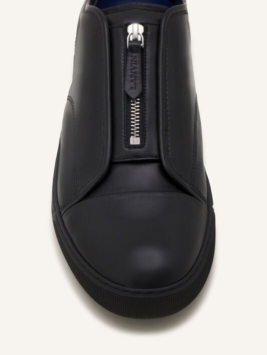 SNEAKERS DBB1 ZIP EN CUIR Lanvin SNEAKERS DBB1 ZIP EN CUIR Noir FMSKDBB5ZPLEA26